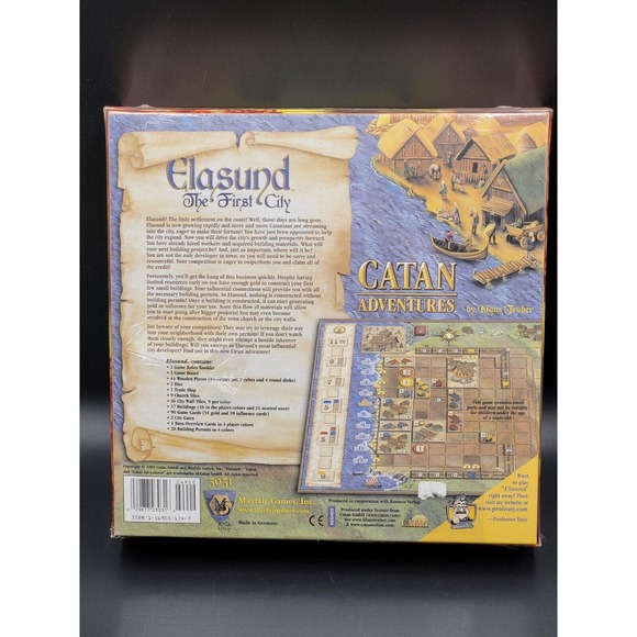 Catan Adventures Elasund The First City Mayfair Complete Game - Picture 6 of 15